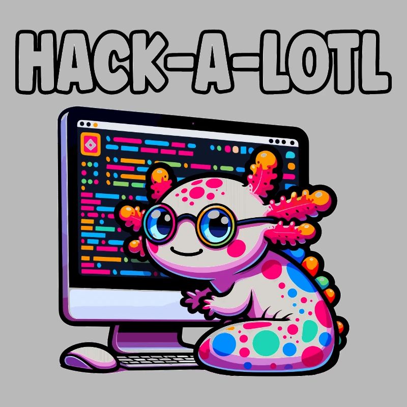 Cadeau de programmation drôle d’axolotl codage