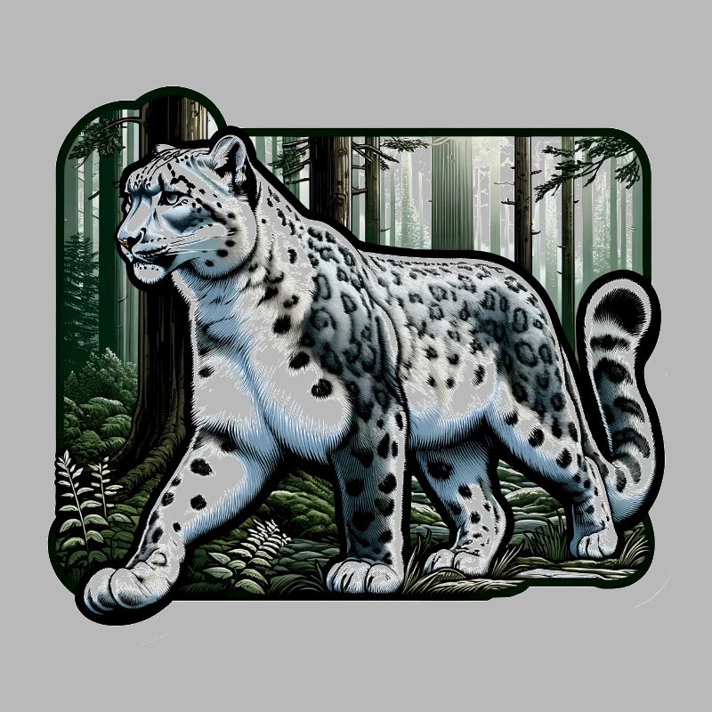 Snow Leopard Leopard White Leopard