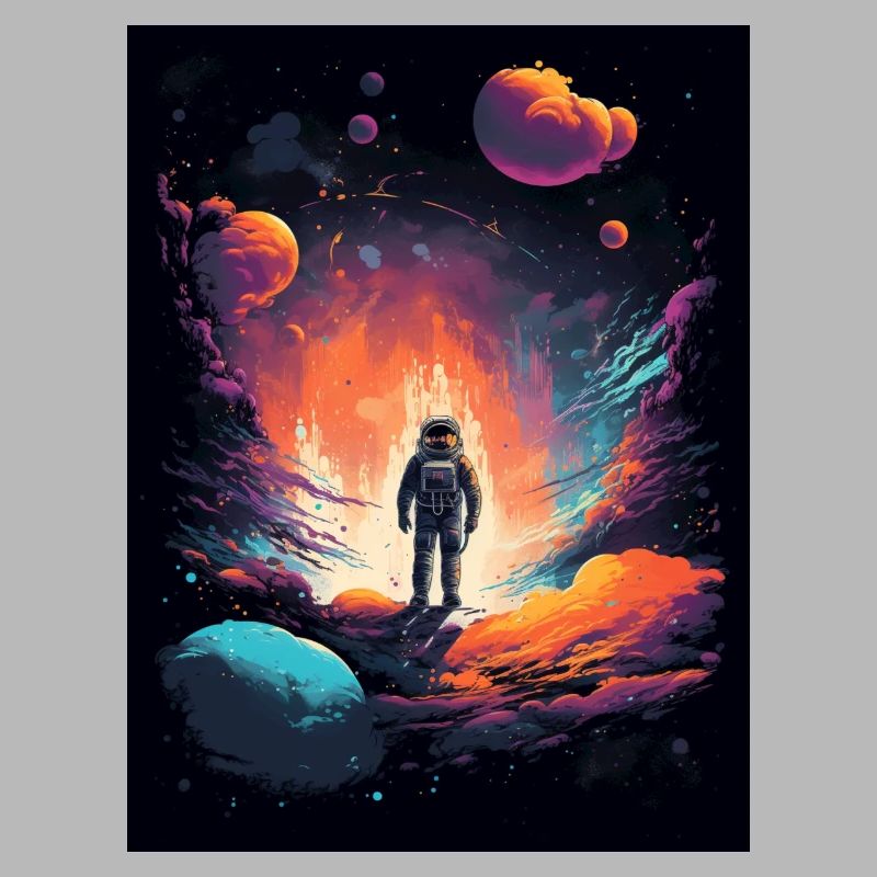 Astronaute de sortie dans l’espace