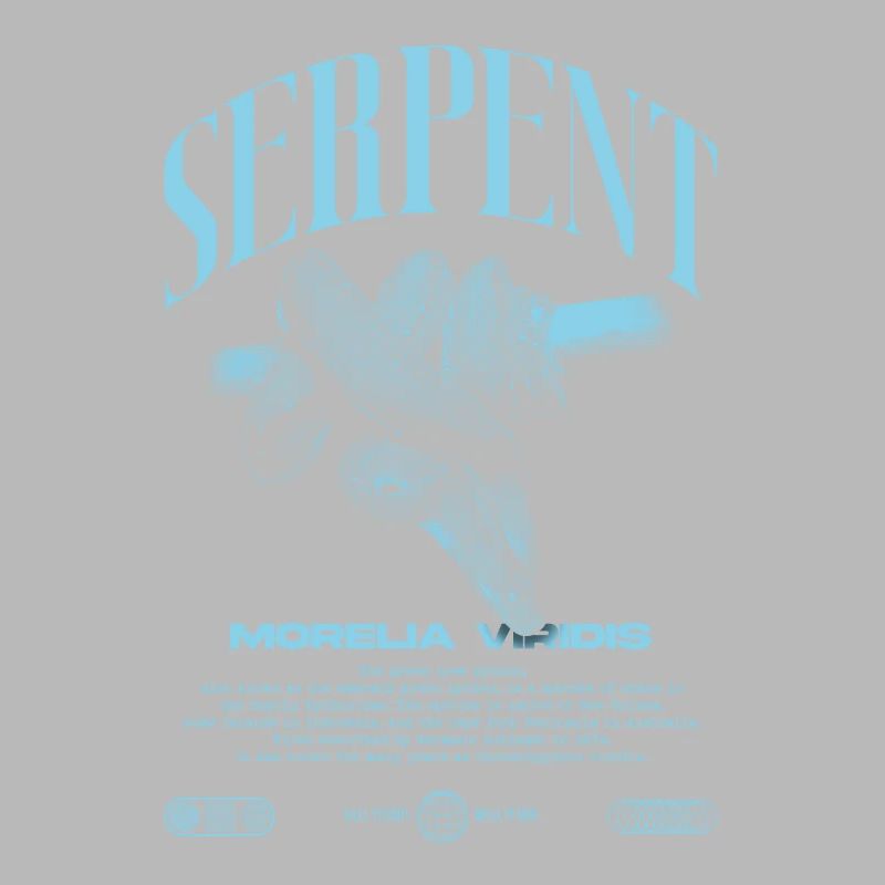 Grüner Baum Python Modern Reptile Keeper Streetwear