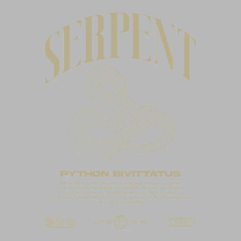 Burmese Python Modern Reptile Keeper Streetwear