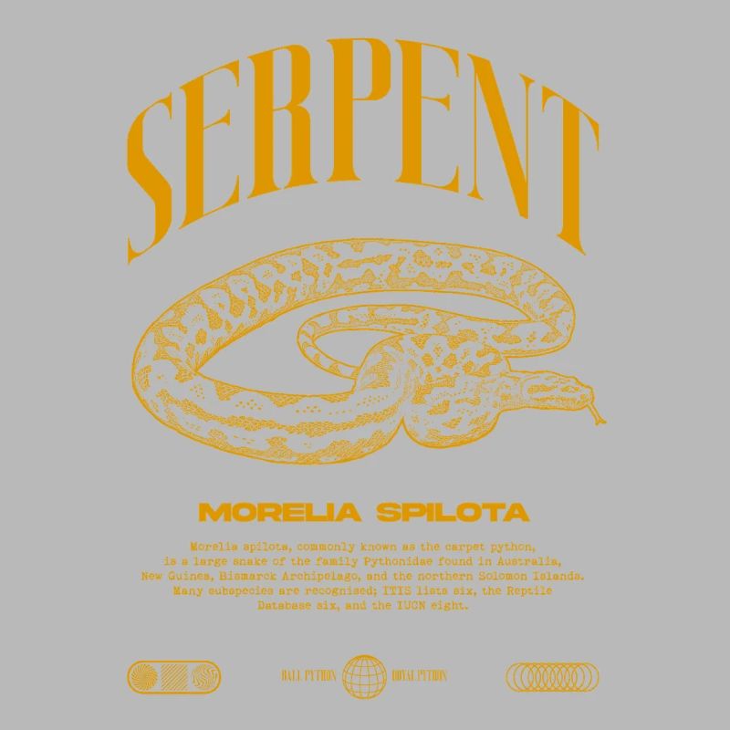 Carpet Python Modern Reptile Keeper Streetwear