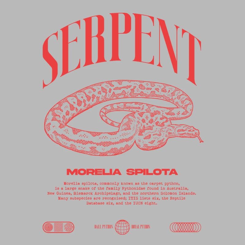Carpet Python Modern Reptile Keeper Streetwear