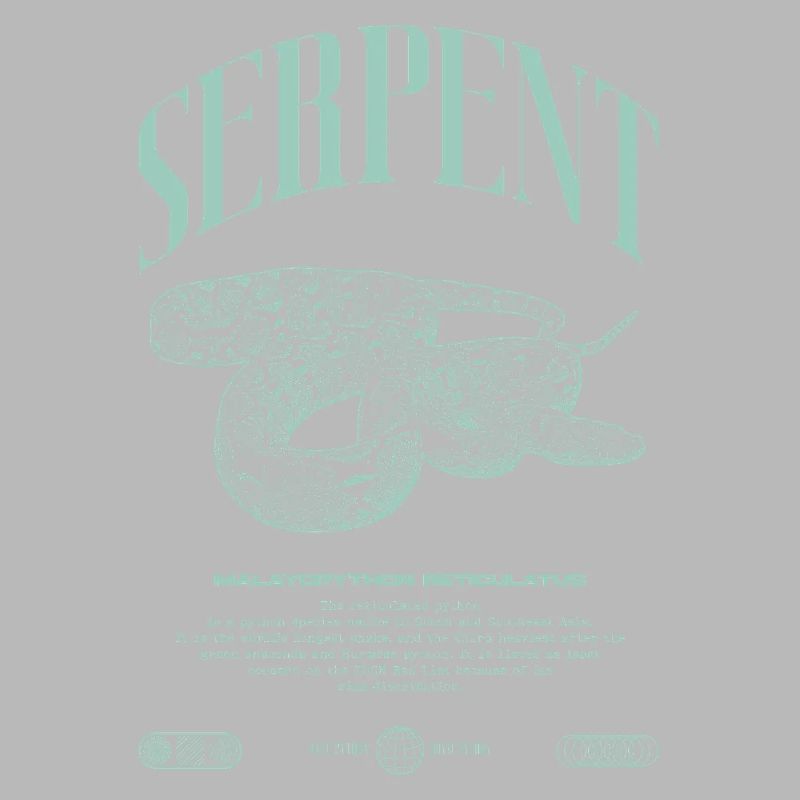 Reticulated Python Reptile Keeper Streetwear