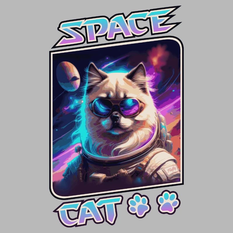 Chat de l'espace - sacré de Birmanie