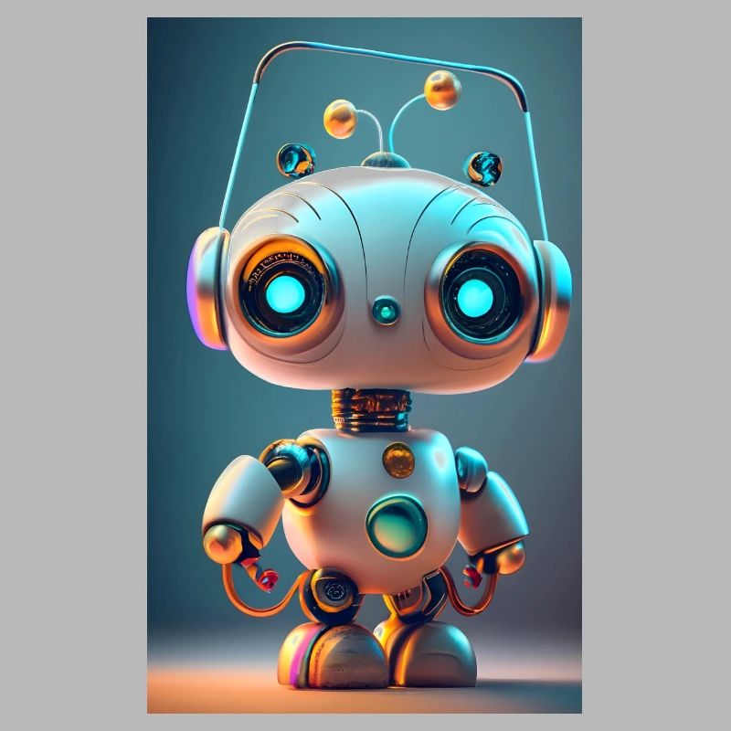 Lustiger Roboter