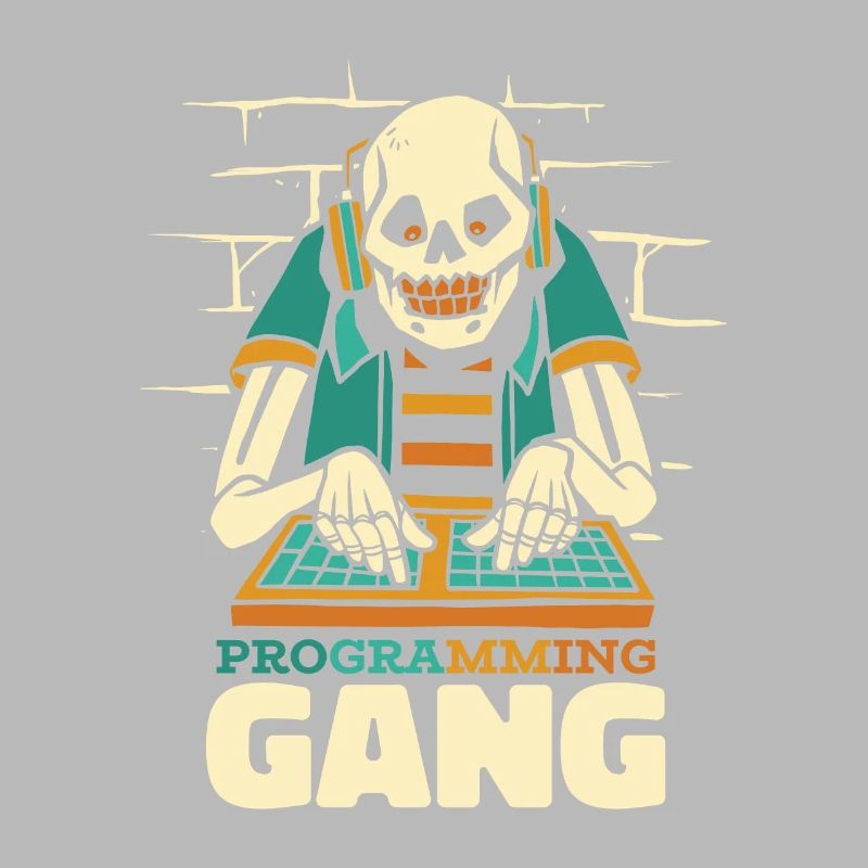 Développeur Coder Programmeur Squelette
