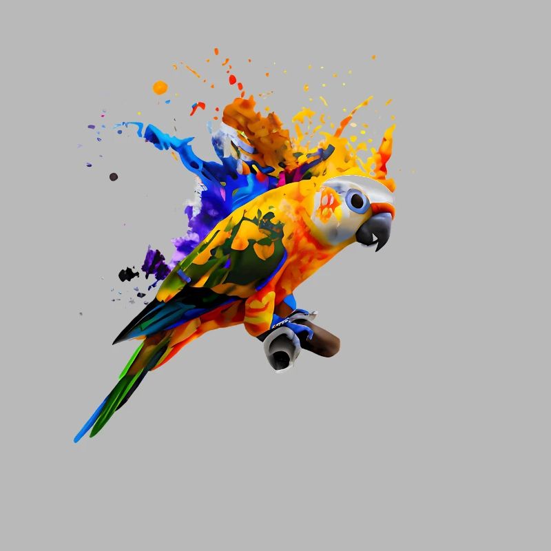 Perroquet - Explosion de couleur