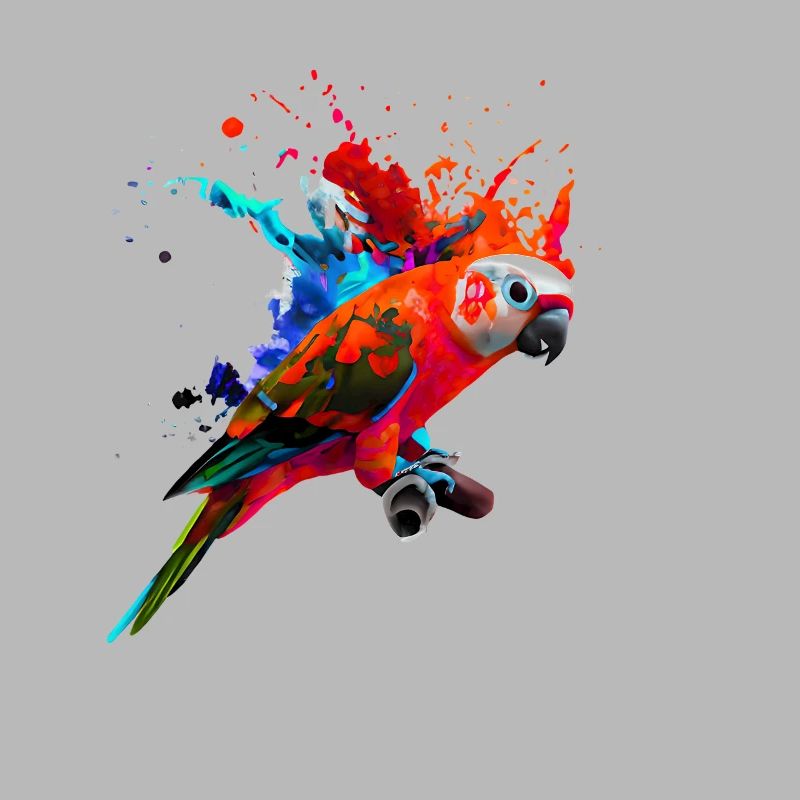 Perroquet - Explosion de couleur