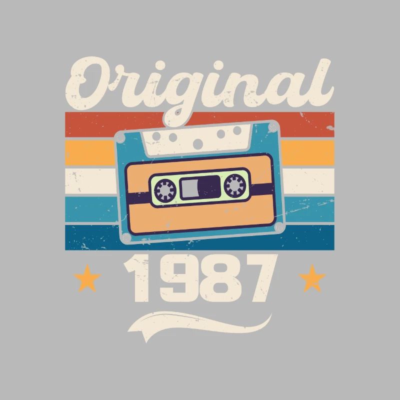 Born Gift Original 1987 Gift Idea 1987