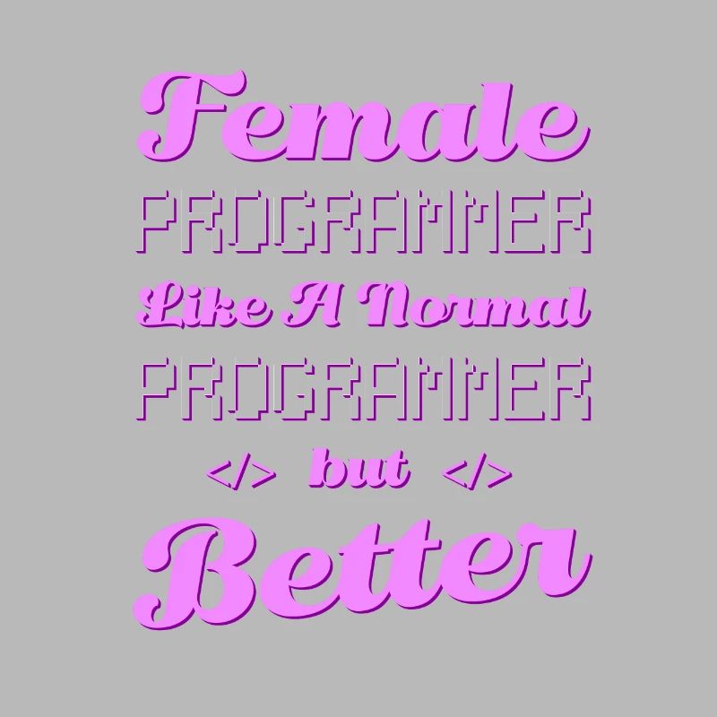 Developer Coder Programmer Female