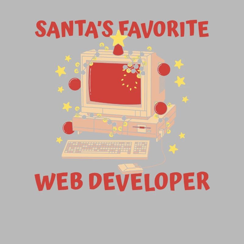 Web Entwickler Webdeveloper Weihnachtsmann