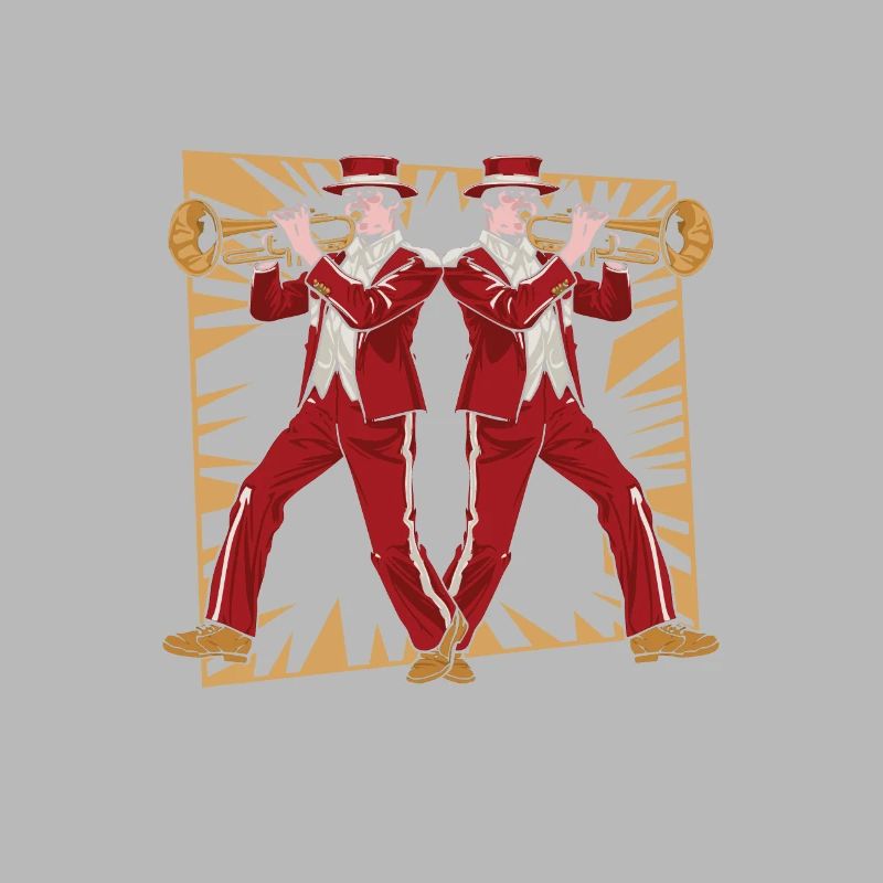 marching band, trombone, parade