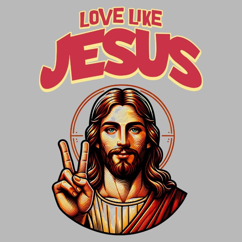 Aimer comme Jésus Visage classique de Jésus