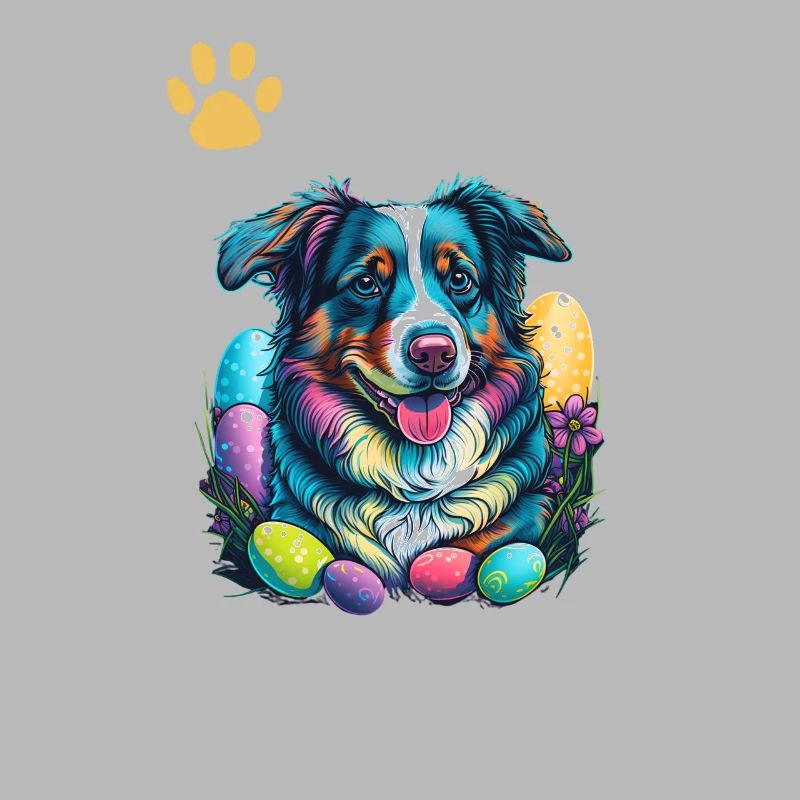 Australian Shepherd Easter Egg Hunting Sis Costume