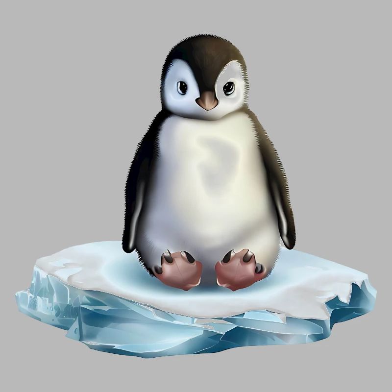Pinguin auf einer Eisscholle
