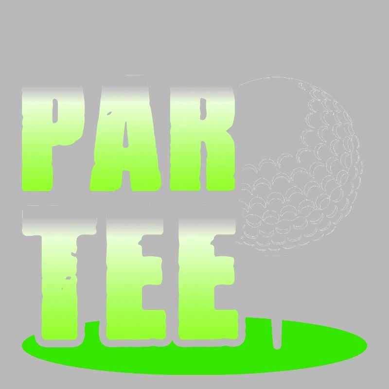 Let's Par Tee Golf Player Golfing Golf Course Golf