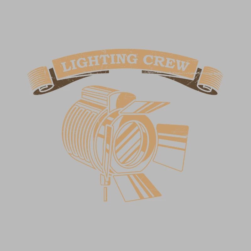 ÉCLAIRAGE CREW cadeau technicien éclairage rétro