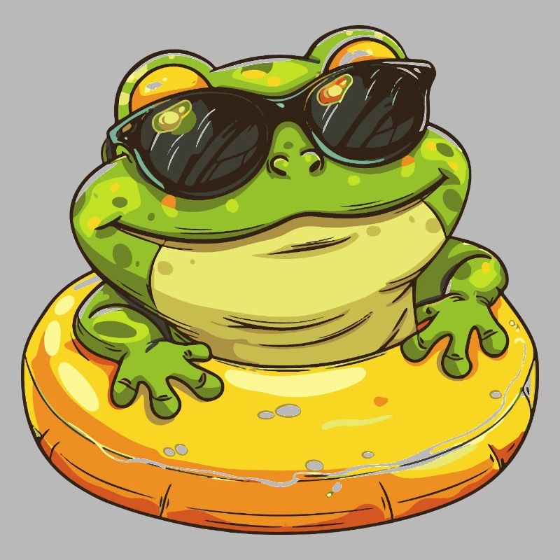 Frog Comic Cool