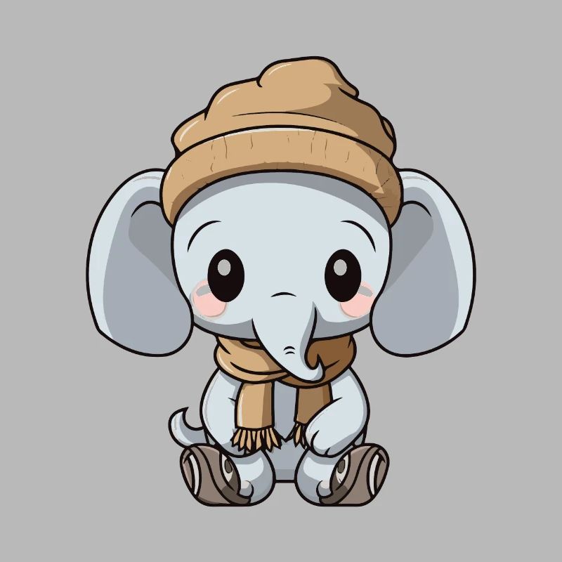 Elephant Winter Comic