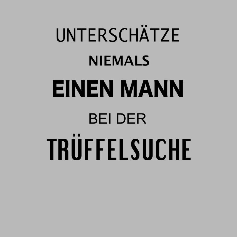 Trüffelsuche Trüffel Finden Trüffelsammler Mann