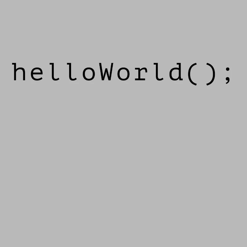 Code de programme HelloWorld Codage Informatik
