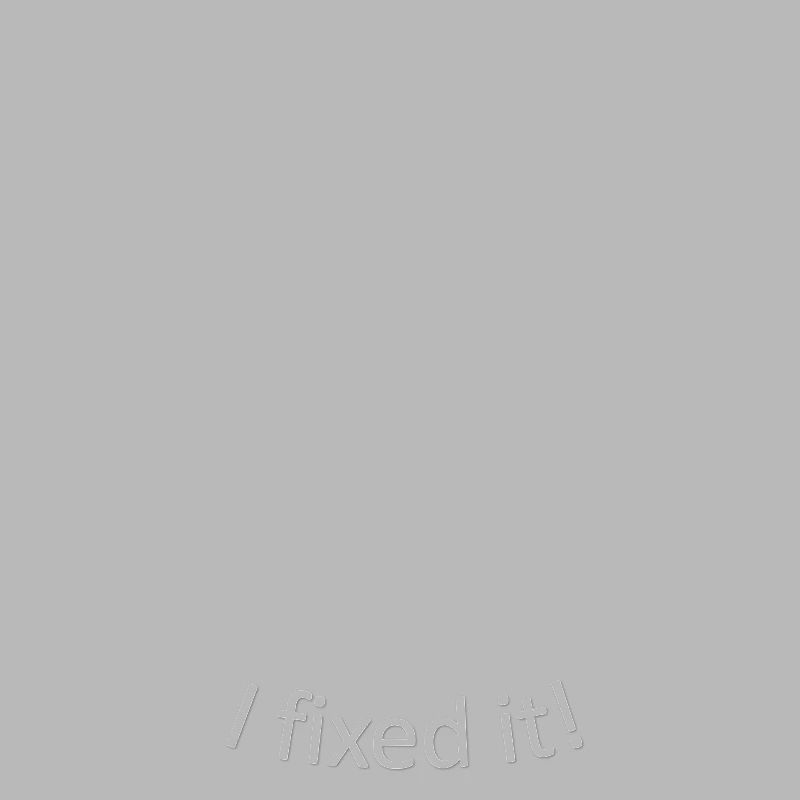 I fixed it Apple, design drôle