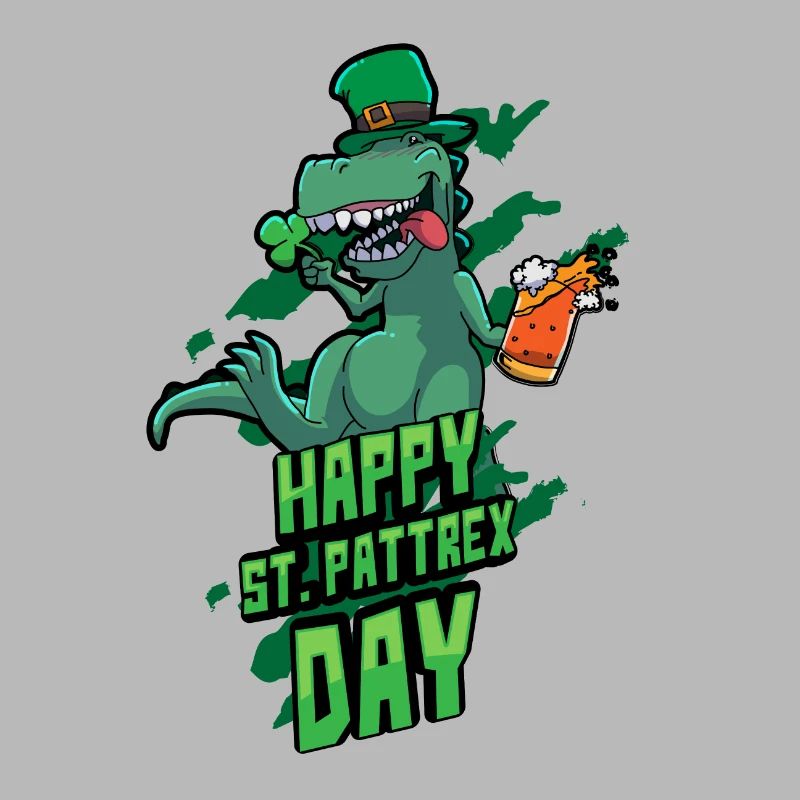 St. Patricks Day impression cadeau De Trex Irish