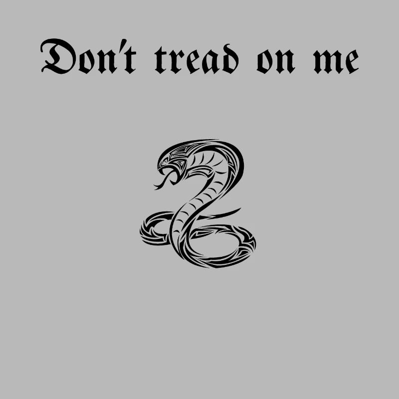Do not tread on me - Do not kick me