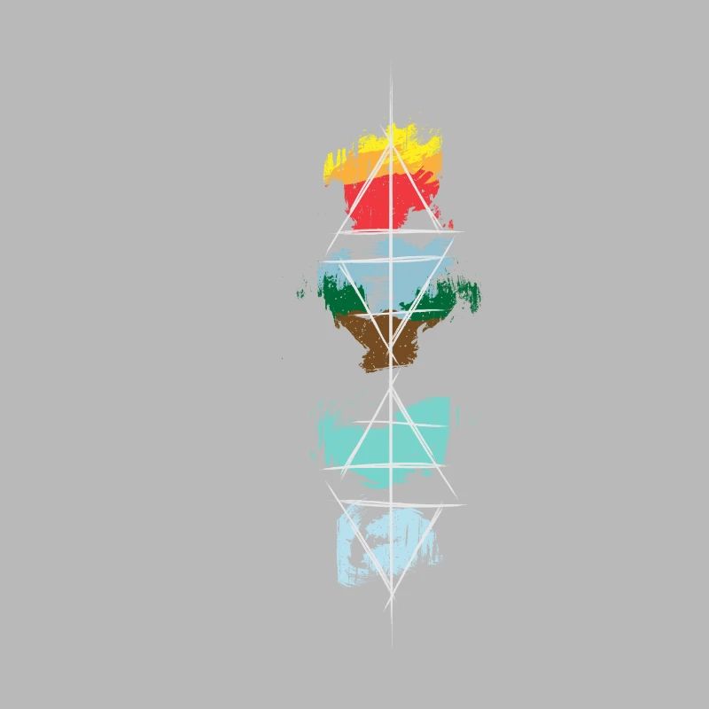 Alchemy Abstract Elements Fire Water Air Earth