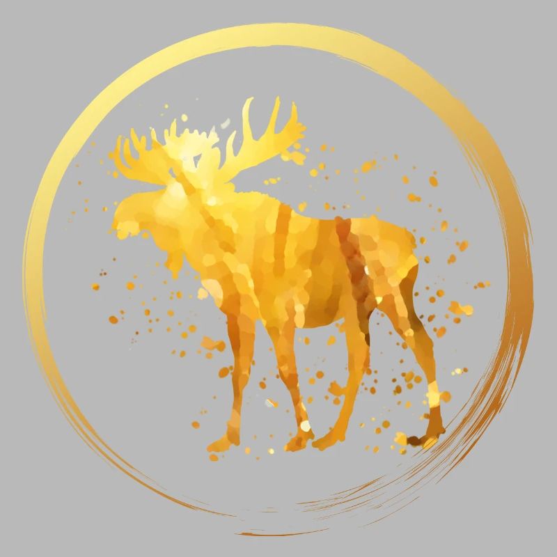 logo d'orignal peint