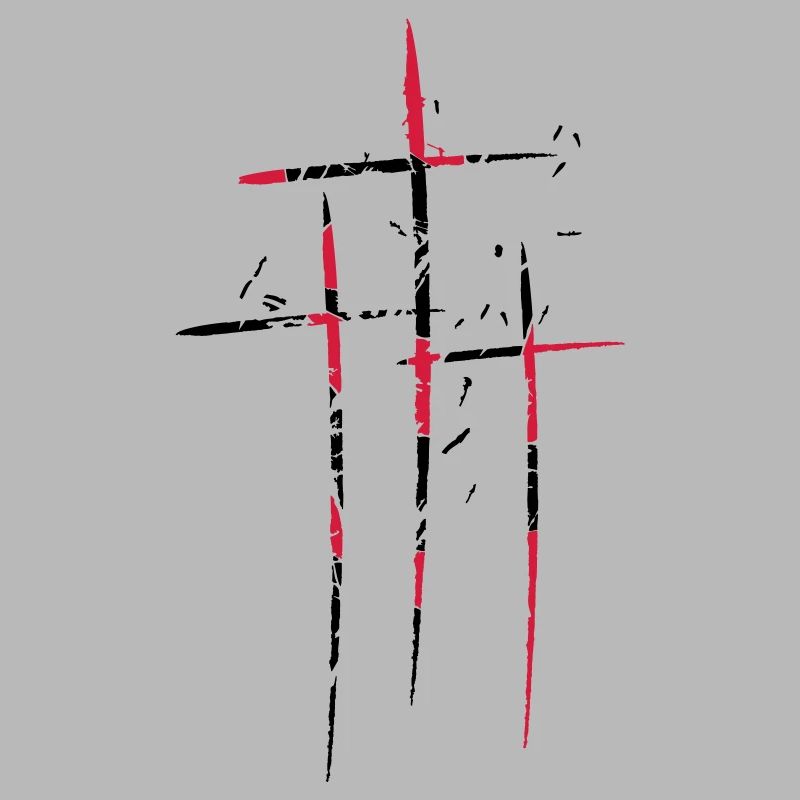 3 croix design pattern scratch cool symbole vieux