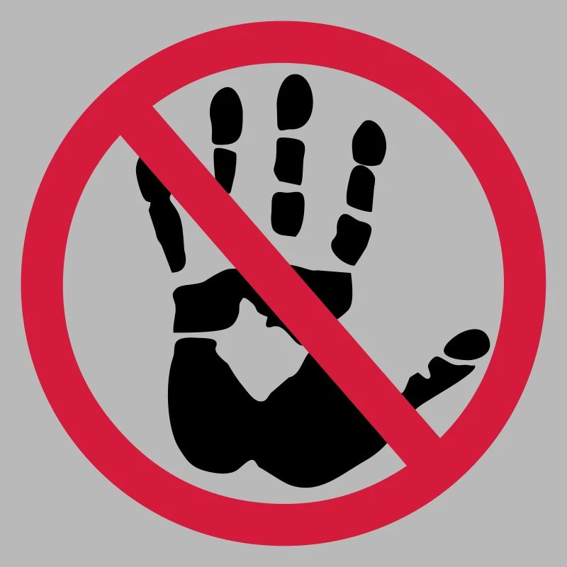 Handprint - Do not touch!