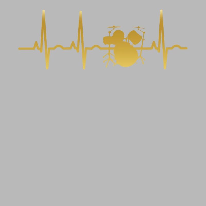 evolution ekg heartbeat DRUMMER SCHLAGZEUG drums