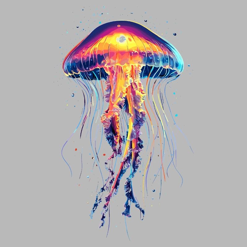 Méduse Méduse de feu Méduse Méduse mignonne