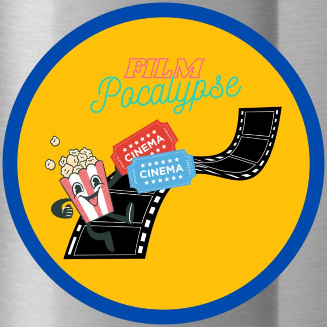 FilmPocalypse's Round Logo with QR Code