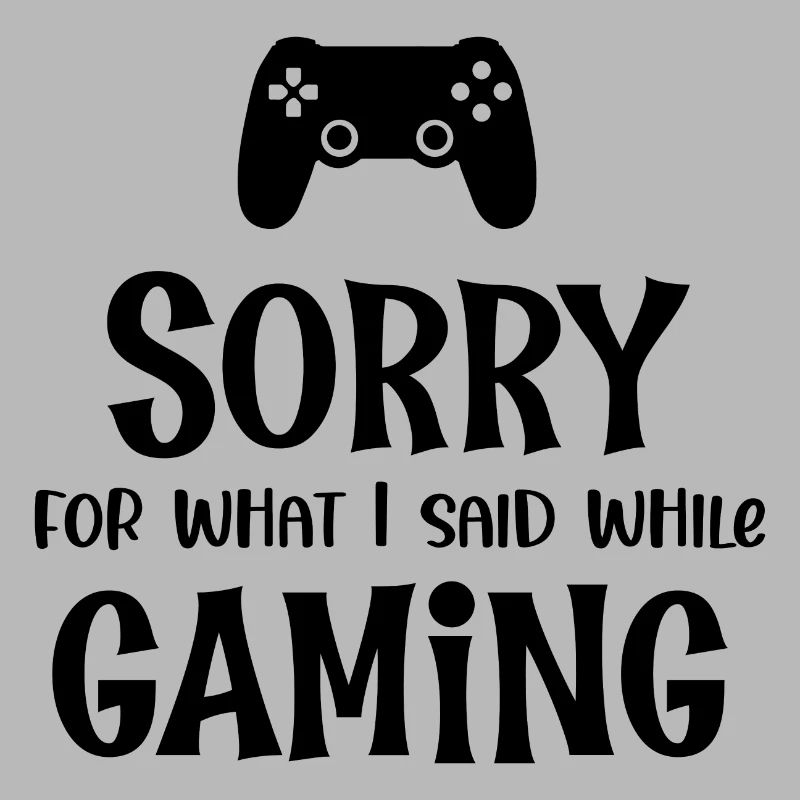 Sorry For What I Said While Gaming