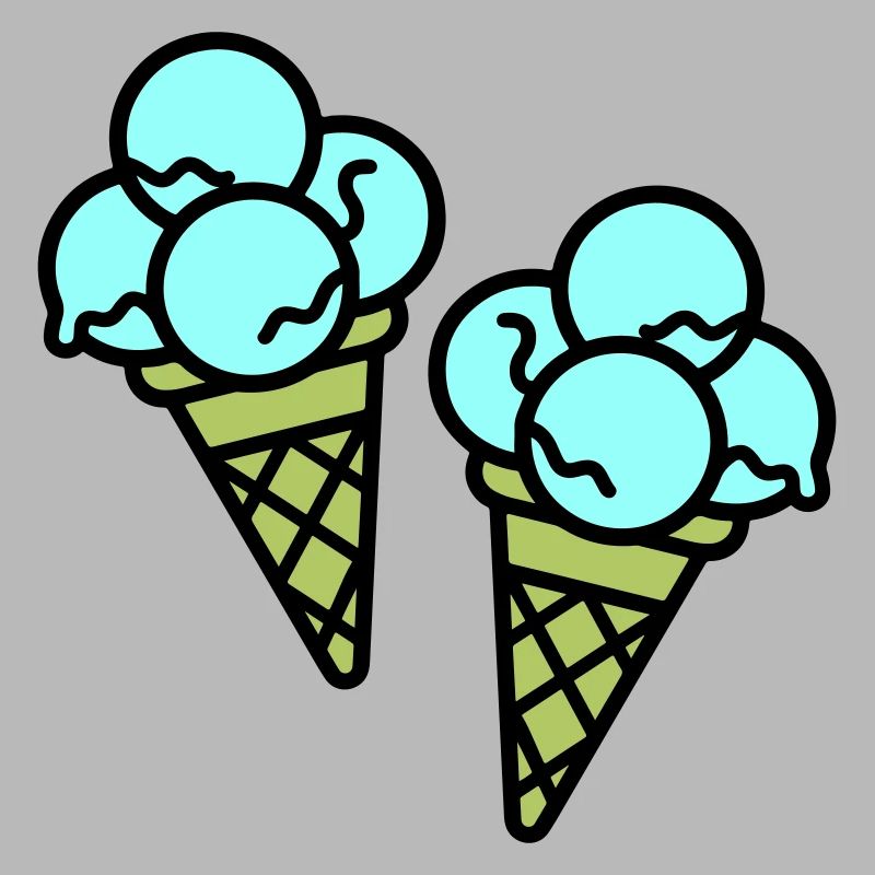 Crème glacée à la crème Eis