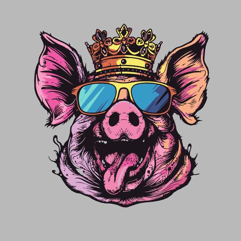 Bande dessinée de cochon