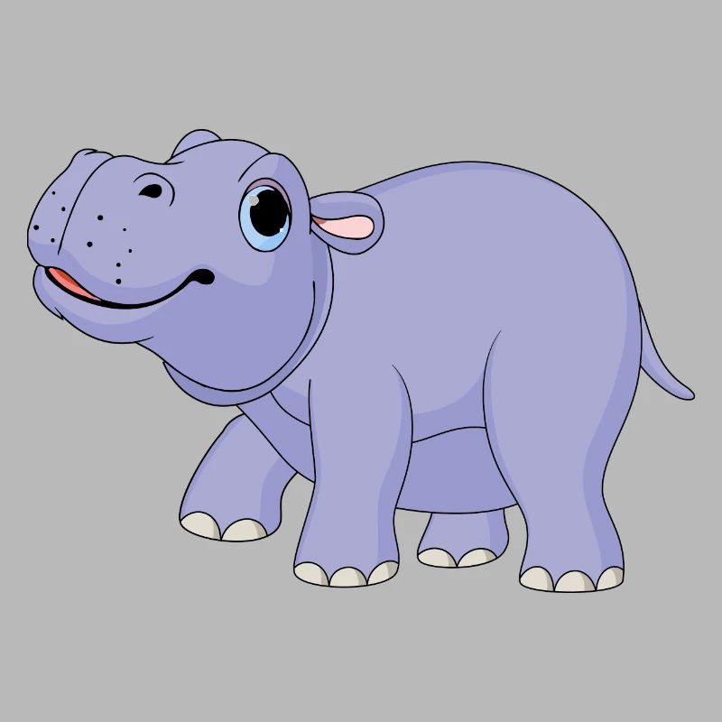 Cute Pygmy Hippo - MiniHippo