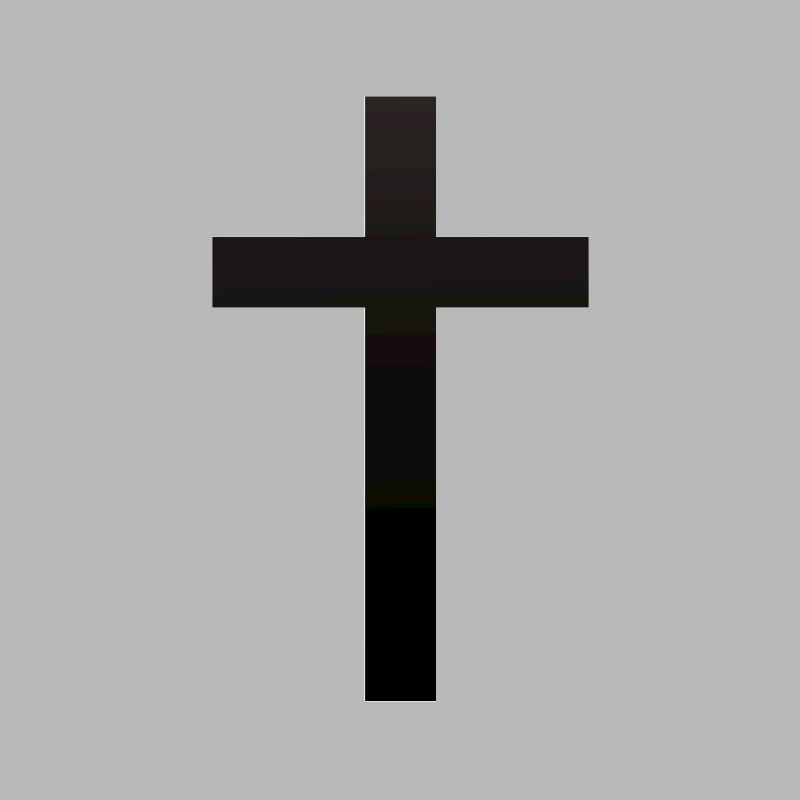 Croix éclaboussures de couleur