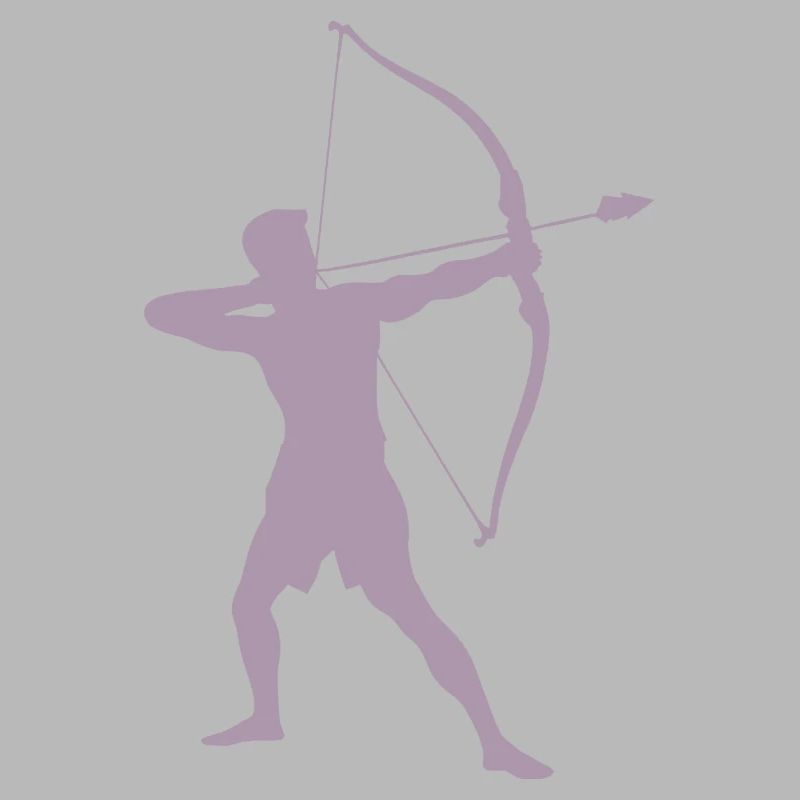 Silhouette d’archer, précise