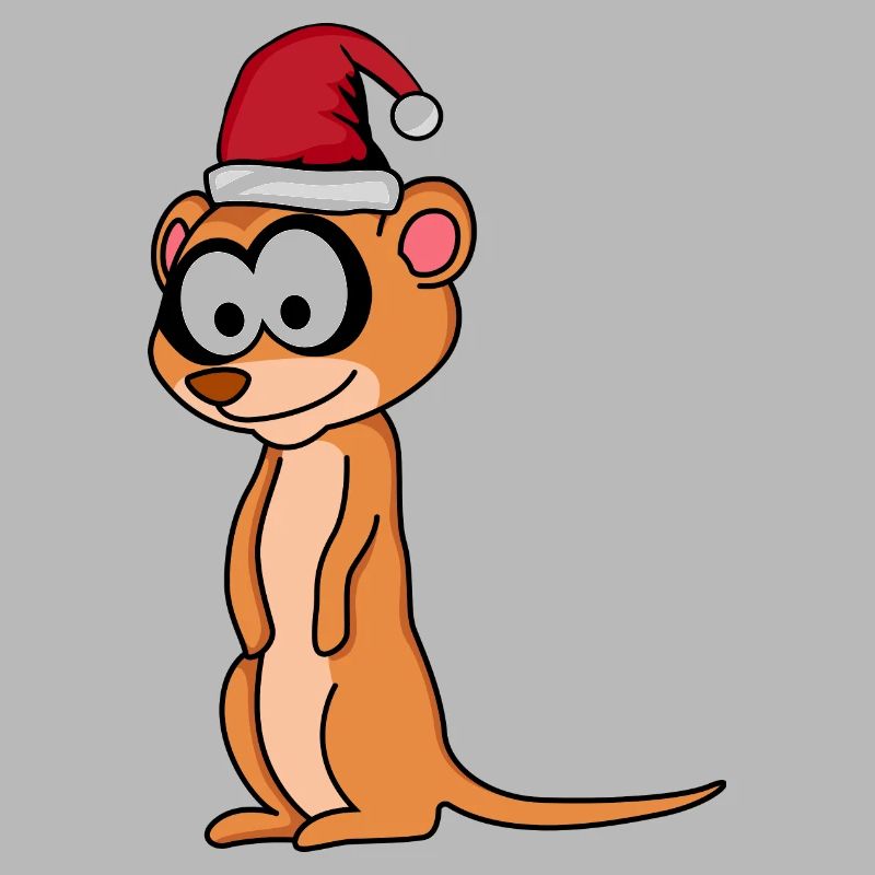 Suricate Comique de Noël