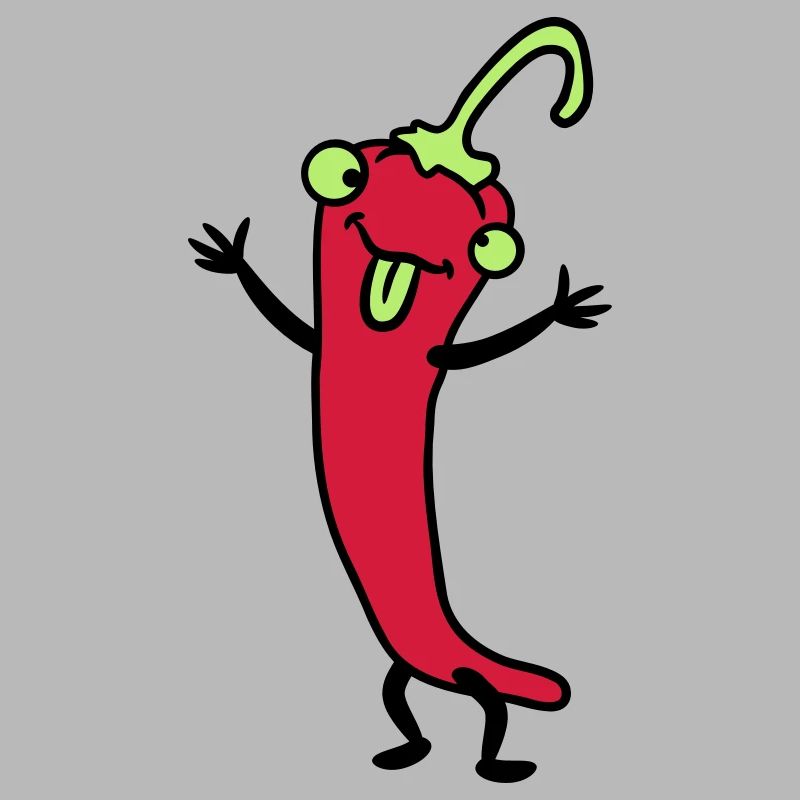 Chili chilli peppers hot funny comics