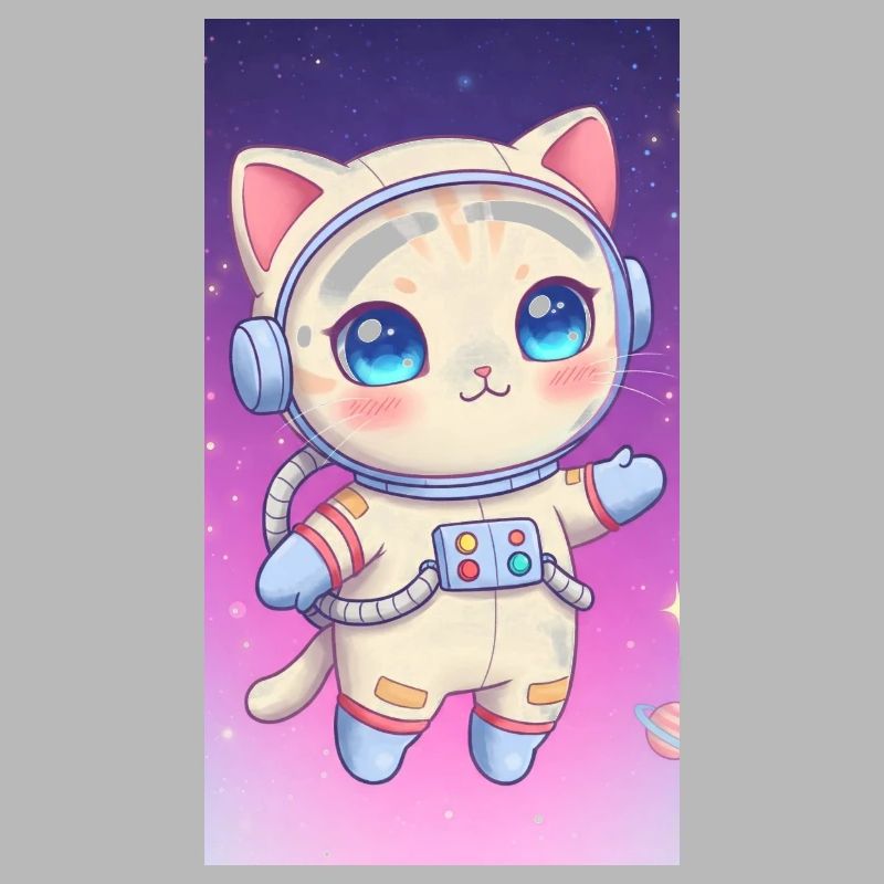 Astronaut kitten