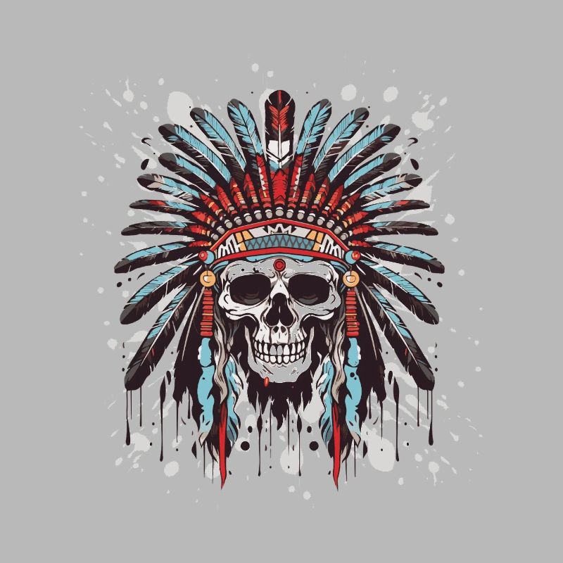 Crâne Apache Indien
