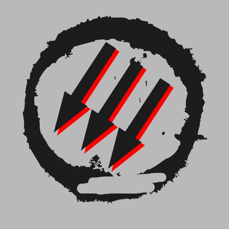 ANTIFA SYMBOL ARROWS LEFT