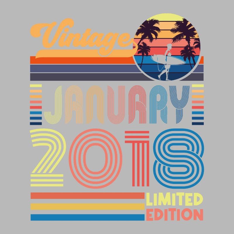 Jubiläum Januar 2018. Geschenk Januar 2018.