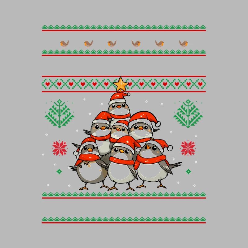 Vogel Weihnachten Rotkehlchen