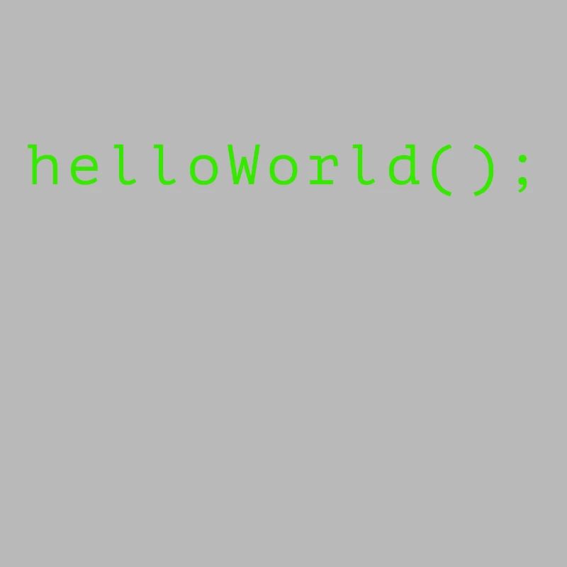 Code de programme HelloWorld Codage Informatik
